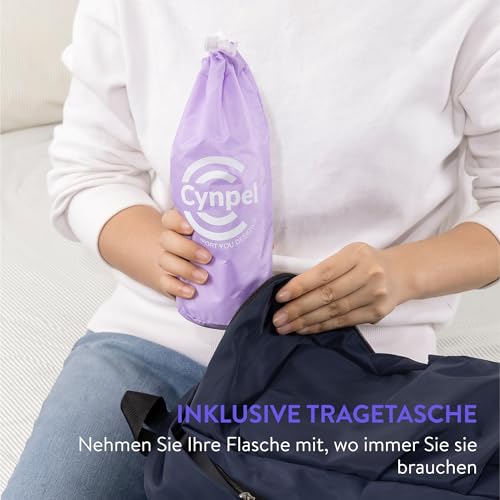 Cynpel Po Dusche Wochenbett - Mobiles Bidet Podusche für Frau - 350ml Hand Intimdusche - Für Kliniktasche Geburt - Po Dusche Toilette - Analdusche Lila