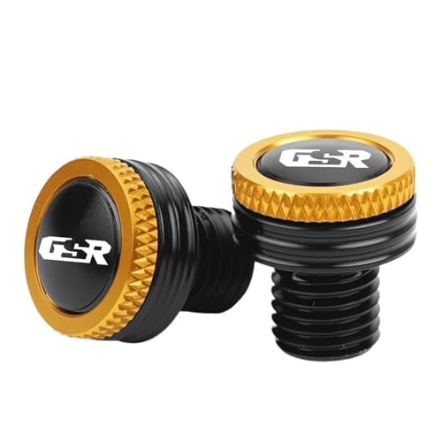 Vis et boulons de rétroviseur jaune pour Suzuki GSR 750 600 400