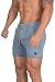 Youngla Men's French Terry Solid Bodybuilding Gym Running Workout Shorts
