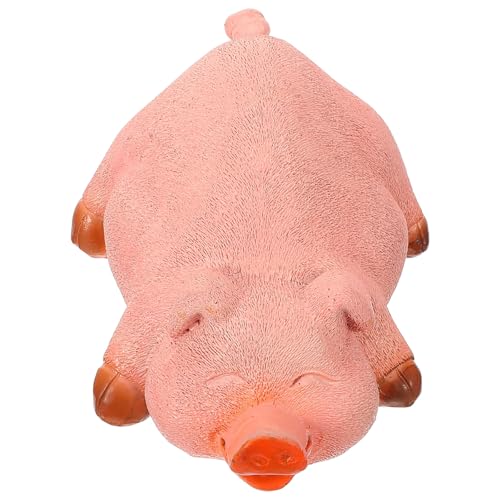 Beavorty Schlüsselversteck „schweinchen“ für Außenbereich Wetterfeste Gartenskulptur aus Unbedenklichem Material Versteckter Schlüsselhalter für Terrasse und Garten