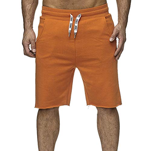 CinnamouBikini Ropa de Hombres, Pantalones Cortos de Carga para Hombres Algodón Multibolsillos Monos Pantalones Cortos Pantalones de Moda Pantalones Deportivos de Bolsillo Holgados Pantalones Cortos
