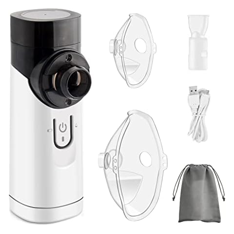 Tragbarer Inhalationsgerät, Inhalator tragbar Vernebler Geräuscharmer Vernebler-Set Cover