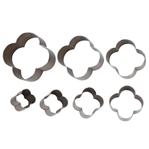 7PCS Leather Die, 7PCS Cutter High Carbon Steel Stamping Tools Punches Cutting Mold DIY Handmade Punching Shape Hollow Tool Shaped Set for Craft