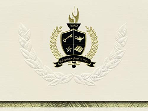 Signature Announcements Granite Hills High School (El Cajon, CA) Graduation Announcements, Presidential style, Basic package of 25 with Gold & Black Metallic Foil seal