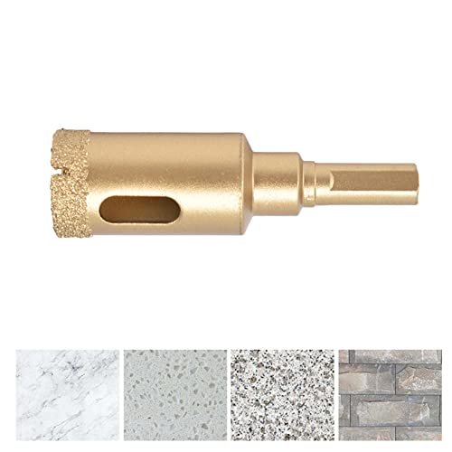 Broca para azulejos 20 mm con punta de acero y recubrimiento de diamante miniatura 3