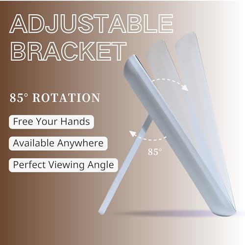 SweetPea Cherish Makeup Mirror with Lighting LED Cosmetic Mirror for Tabletop Simple Vanity Mirror for Travel, Portable Lightweight freestanding, 3 Color Light Adjustable brightness, 85° Rotation - Cosy Home Interiors SweetPea Cherish Makeup Mirror with Lighting LED Cosmetic Mirror for Tabletop Simple Vanity Mirror for Travel, Portable Lightweight freestanding, 3 Color Light Adjustable brightness, 85° Rotation - Image 5