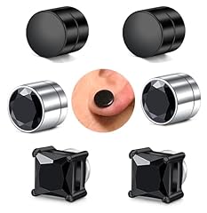 A2-fake ear stud- black