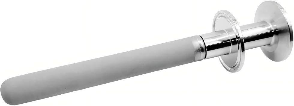 1.5" Tri Clamp Carbonation Stone Diffusion, 6" Length | 1.5" Tri Clamp to 1.5" Tri Clamp, 0.22 Micron, Disassembly Adapter