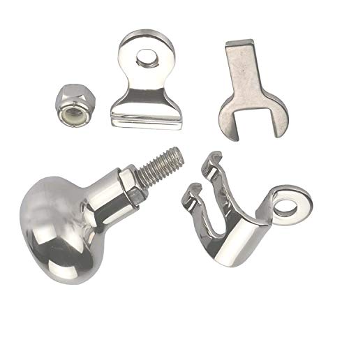 Credstar Steering Maneuveing Spinner Knob,Stainless Steel Marine Sport Boat Steering Wheel Knob #TOP2