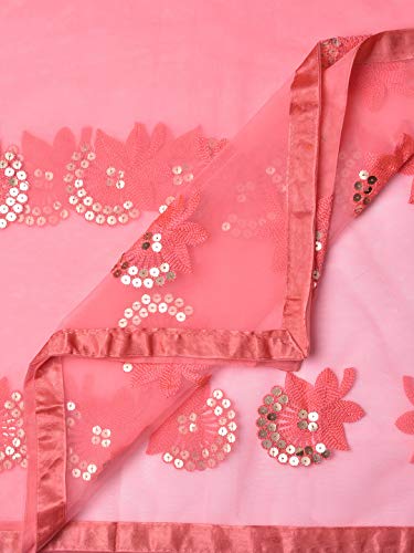 Image of DUPATTA BAZAAR Woman's Embellished Net Dupatta