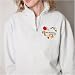 Furryland Personalized Embroidered Teacher Quarter Zip Sweatshirt for Women, Custom Teacher Day Gift, Customized Back to School Shirt, Embroidered Back to School Sweatshirt with Unique Design