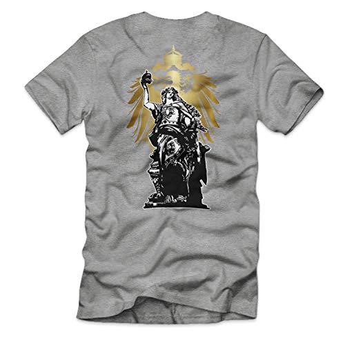 T-shirt Bismark Friedrich : haut gris de taille Medium pour homme - 2