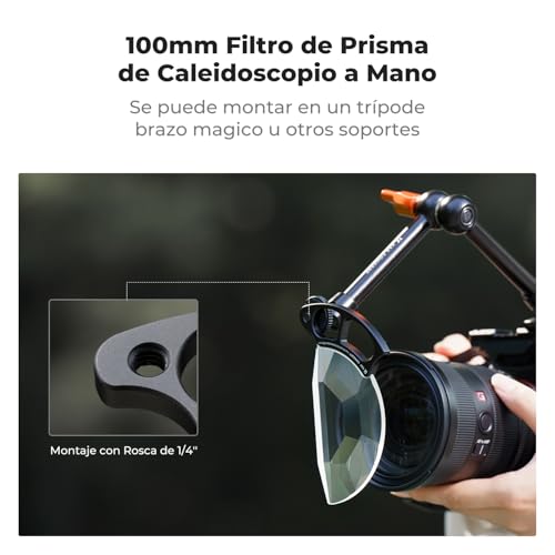 Filtro de efecto prisma caleidoscopio Nano-Basic de 100mm en vidrio de alta definición 3