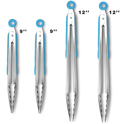 ALLWIN-HOUSEWARE W Stainless Steel Kitchen Tongs Set #TOP29