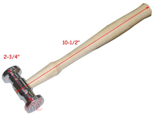 DOT & LINE HAMMER TEXTURING Textured Circle Metal Forming Former 10-1/2