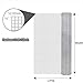WNYAILLL Stainless Steel Welded Wire Mesh 304, 1/2 Inch Mesh Hardware Cloth, Garden Welded Chicken Wire Fencing Cage Wire, for Stainless Steel Screen Wire Mesh(1mX3m(39inX9.8ft))