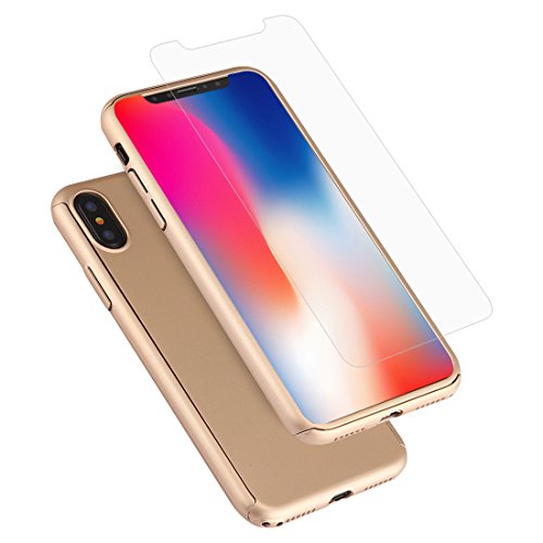 Xaiox - 61009057 Full Cover Funda para iPhone X, 360 Grados Cover