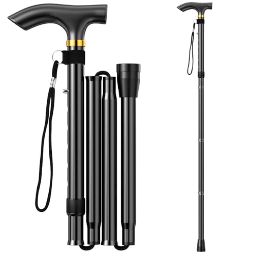 Maxentico Gehstock Herren(Schwarz), Folding Damen Spazierstock Gehhilfen Walking Stick, Gehhilfe Stock für Senioren Erwachsene Mit Clever Cane, teleskop Klappbar Faltbare Gehstöcke Reisestock Maxentico Gehstock Herren(Schwarz), Folding Damen Spazierstock Gehhilfen Walking Stick, Gehhilfe Stock für Senioren Erwachsene Mit Clever Cane, teleskop Klappbar Faltbare Gehstöcke Reisestock