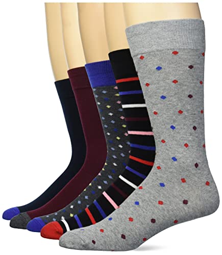 Amazon-Essentials-Mens-Patterned-Dress-Socks-5-Pairs