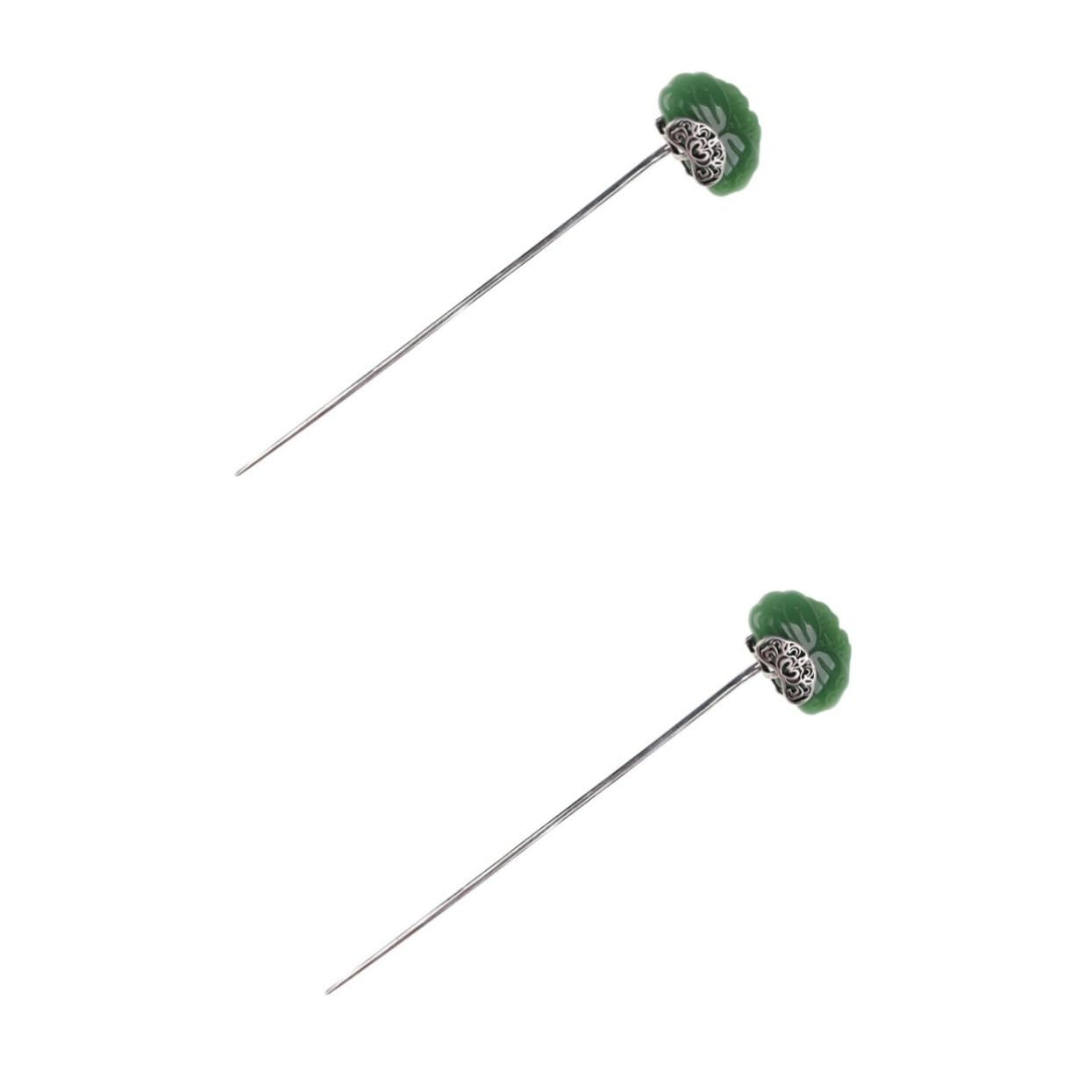 FOMIYES 2stücke Antiker Haarschmuck Für Frauen Elegante Haarnadel Für Hochzeiten Valentinstag Und Festliche Anlässe Einsetzbar Für Lange Haare Strapazierfähig Und Hautfreundlich