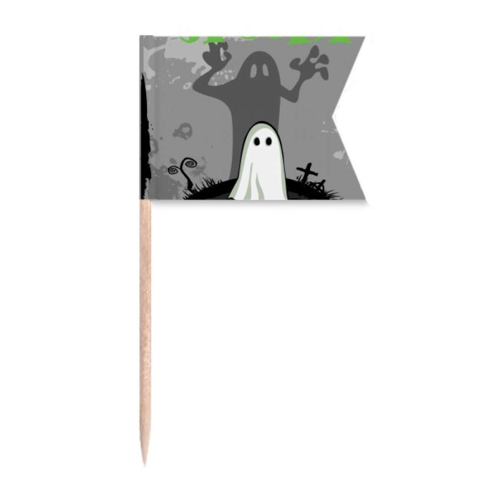 Drapeaux Halloween pour gâteau et fromage de fête terrifiante