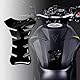 4R Quattroerre.it 18149 Tankpad 3D Motorrad Tankschutz Kawasaki Ninja, Schwarz, 13 x 19 cm, Unica