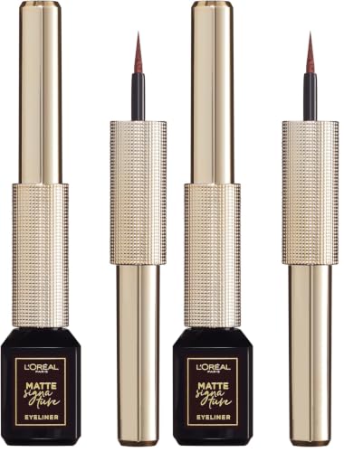 Image of L'Oreal Paris Matte Signature Liquid Eyeliner 03 Brown (Pack of 2)