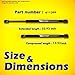Tuff Support 2 Pieces (Set) Front Hood Lift Supports Fits Mercedes-Benz C-Class - Model Years Below