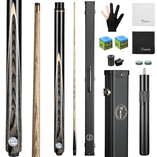Taco de billar snooker 57" 3/4 Kmise con extensión y estuche miniatura 1