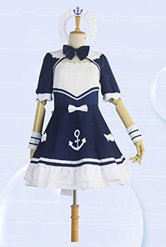 Amazon.co.jp: 湊あくあ メイド服 コスプレ 衣装 仮装 cosplay