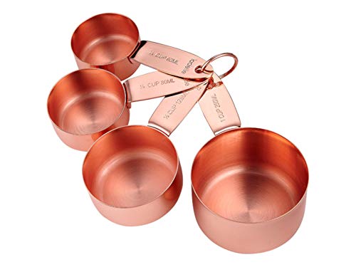 Ladelle Measuring Cup Set Lawson of Stainless Steel/Copper, Copper