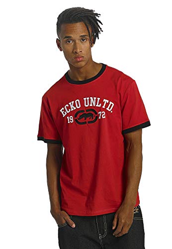 Ecko Unltd T-Shirt d'homme Première Avenue T-Shirt Rouge Rouge - Rouge, 34