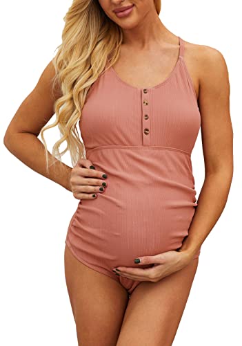 Tankini Premaman VIP-Mama 2 Pezzi Nero/Bianco - Taglie 36-46 (B C D) Neckholder