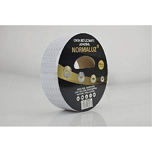 Cinta Adhesiva Reflectante 5Cm X 46M Blanca En Oferta Normaluz Rd80854 - Cinta Adhesiva Reflectante Cinta Balizamiento 5 Cm X 46M Con Cte, Ripci