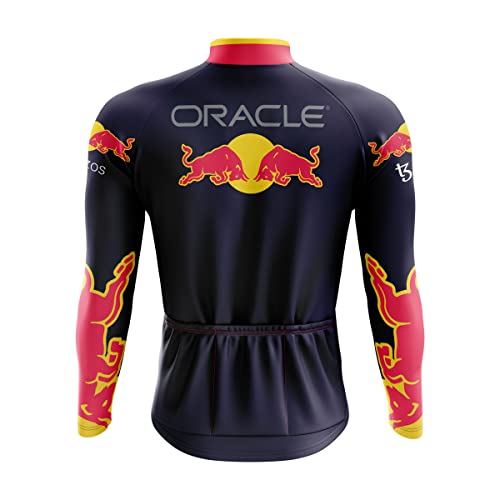 Camiseta Ciclismo Formula 1 Red Bull Racing Manga Longa