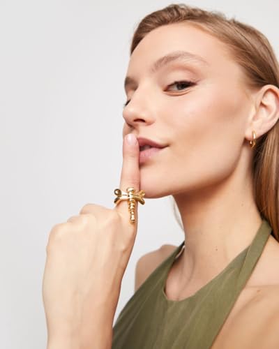 Bague libellule plaquée or 18K UNOde50, le cadeau idéal pour elle - 3