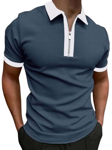 Image of GRECIILOOKS Men's Polycotton Regular Fit T-Shirt | Polo T Shirt for Men | Casual T Shirts