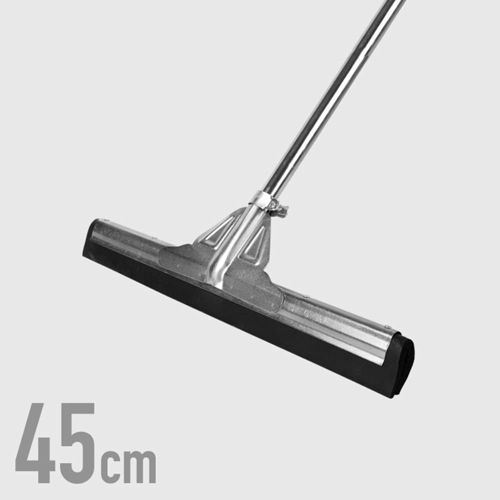 la Briantina SPI01455A Scopa Spingiacqua in Metallo Fortex, Tira Acqua per Pavimenti Professionale, Larghezza 45 cm, senza Manico