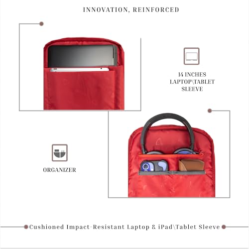 Image of F Gear Cannes 12L Laptop Backpack|Premium, Soft Touch, Lightweight & Durable|Laptop & Tablet Sleeves|3 spacious compartments & 2 Pockets|Ideal for Office, Daily Use & Travel