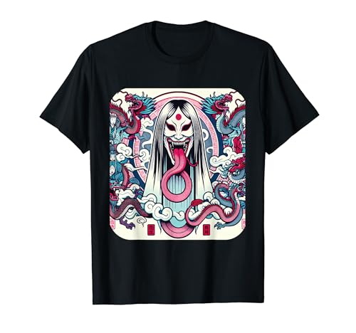 Photo de Folklore Fantômes Creepy Japanese Yurei Ghost Woman T-Shirt