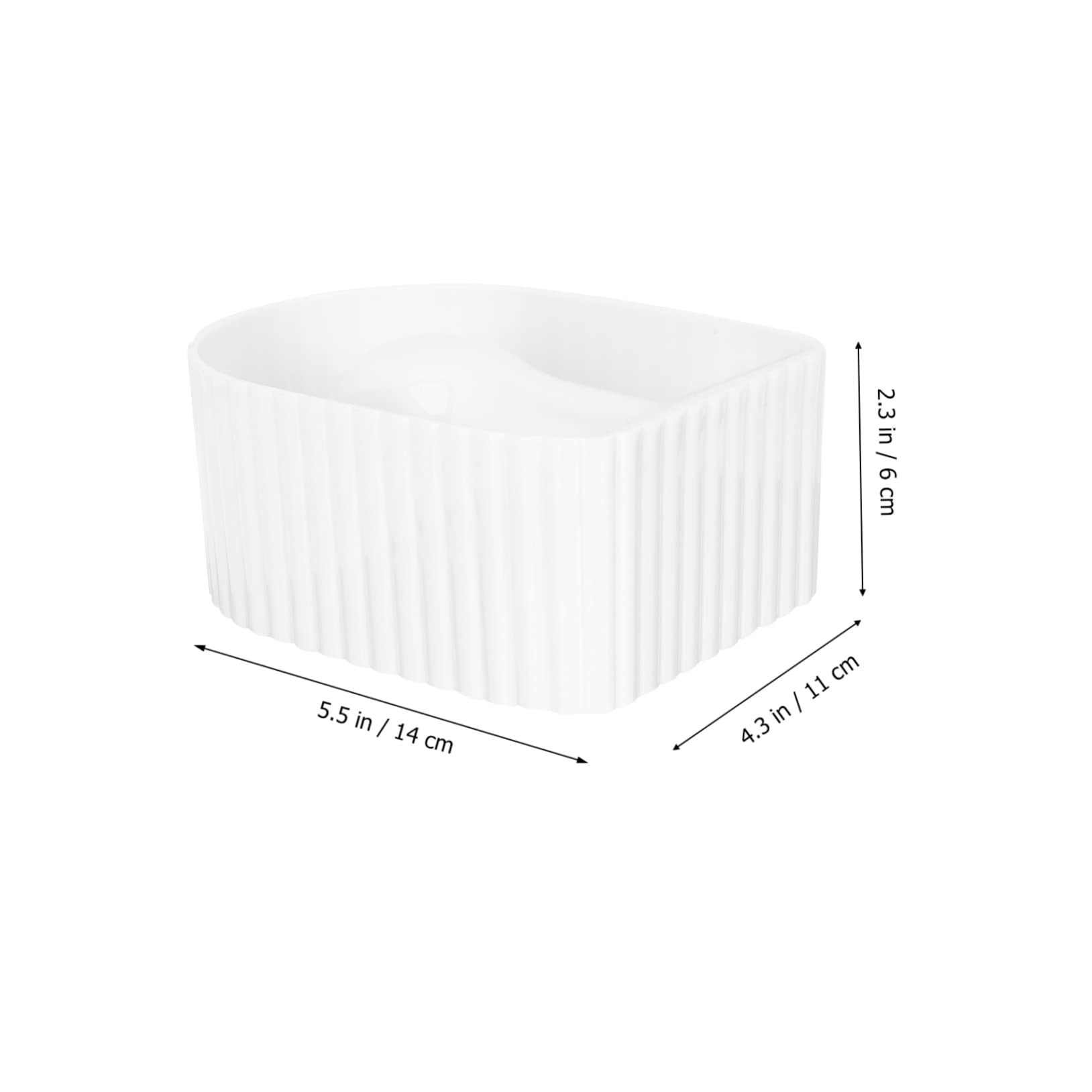 Happyyami 2 Piezas Herramienta de tazón de mano remojo Gel eliminar barniz las manos clavo cuencos de manicura Tazón para los dedos removedor de uñas Acrílico