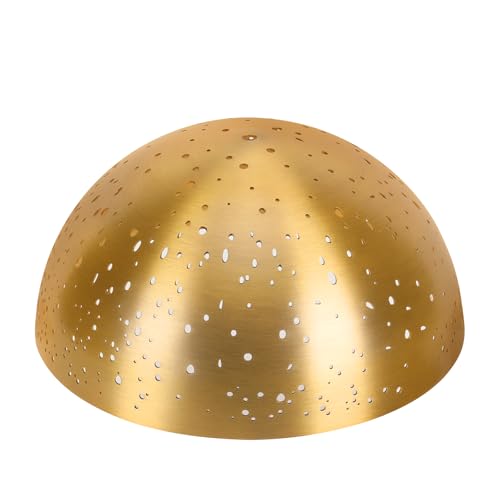 Clip On Lamp Shade,Metal Dome Shaped Light Bulb Cover,8" Diameter 4" Height - image 1