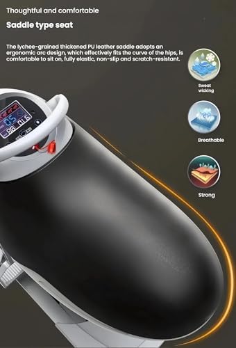 3D Electric Horse Riding Machine with LCD Display, 20 Speed Levels, Touch Controls, Calorie Counter - Vibrating Exercise Equipment for Home Fitness & Cardio Training