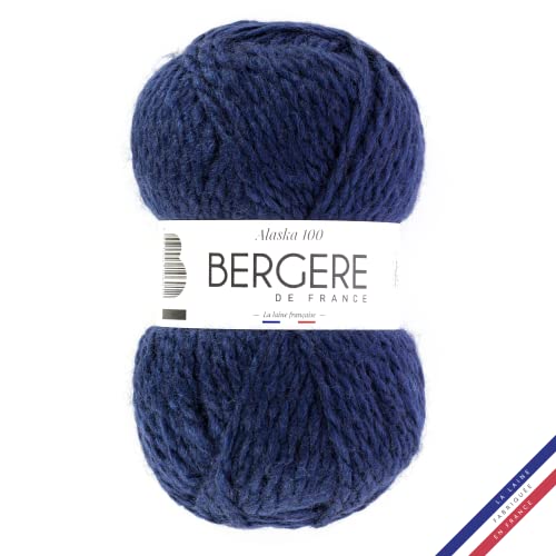 BERG&Egrave;RE DE FRANCE - Pelote ALASKA 100 - Fil Laine &agrave; tricoter, 50%...