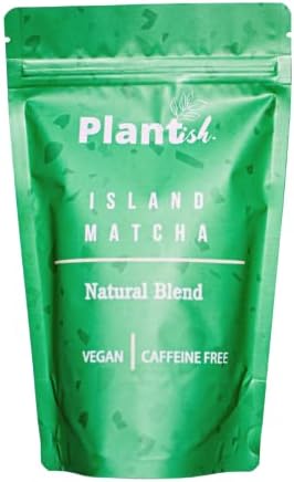 Plantish by Jm - Island Matcha | Soursop & Guava Leaves Herbal Tea Blend Organic Kitchen Spice to Make Ideal 4.0 Ounce