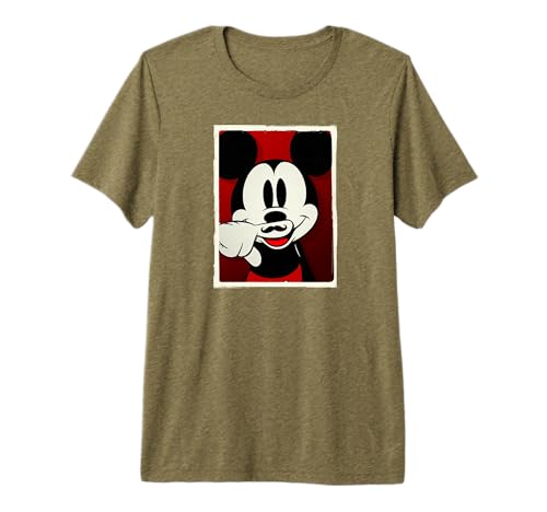 T-shirt Premium Mickey Disney en coton noble et finitions haut de gamme