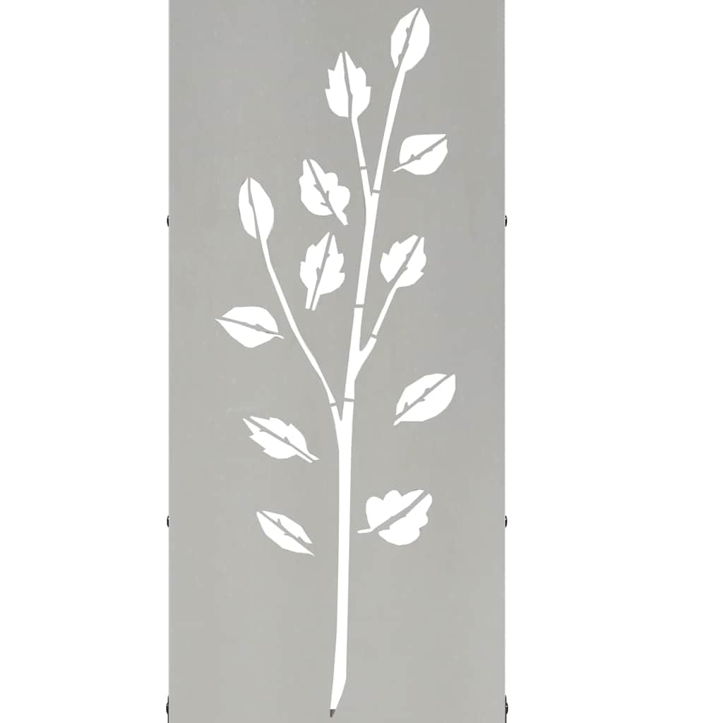 Stojak na drewno kominkowe 40x30x80 cm stal nierdzewna