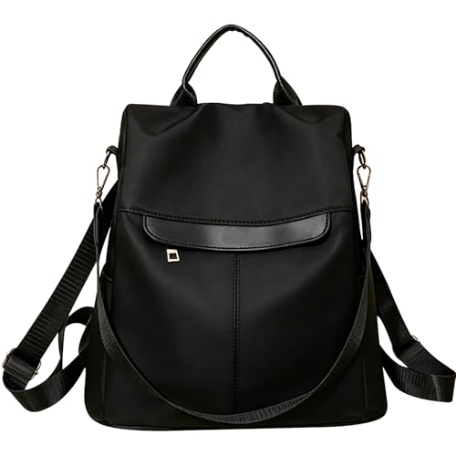 shepretty Mochilas antirrobo para mujer, mochila de viaje, Black, 31 * 14 * 31cm, Bolsa: