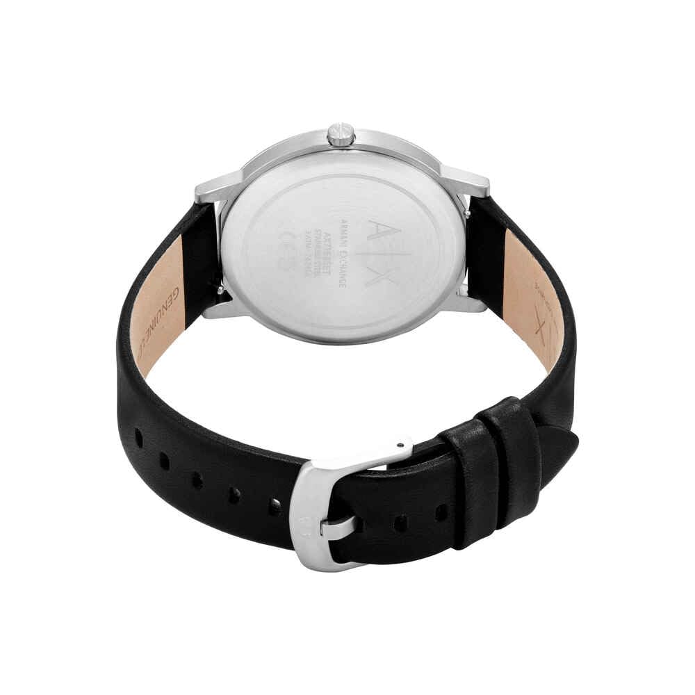 Armani Exchange Orologio da uomo, movimento al quarzo a due lancette e cassa da 40 mm con cinturino in acciaio inossidabile o in pelle