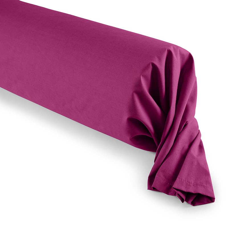 Taie de traversin Prémium 45 x 185 cm (Magenta, Taie de traversin 45 x 185 cm)